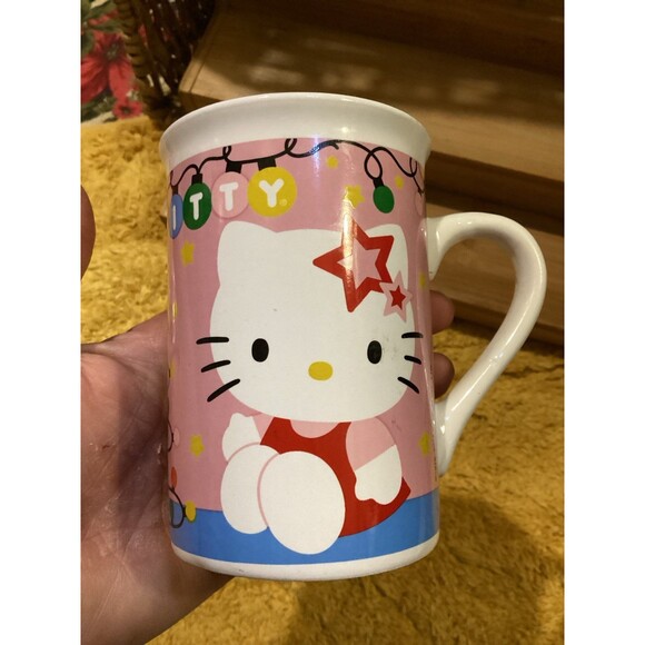 Hello Kitty Lover Stocking Stuffer Kit Coffee Mugs Coin Purse Vintage Stickers + - Picture 3 of 12